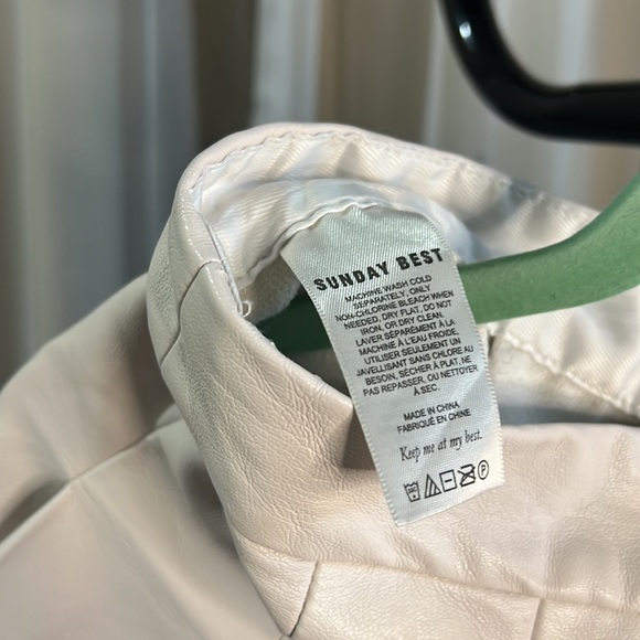 Sunday Best Aritzia Pleather Skirt - Picture 3 of 4